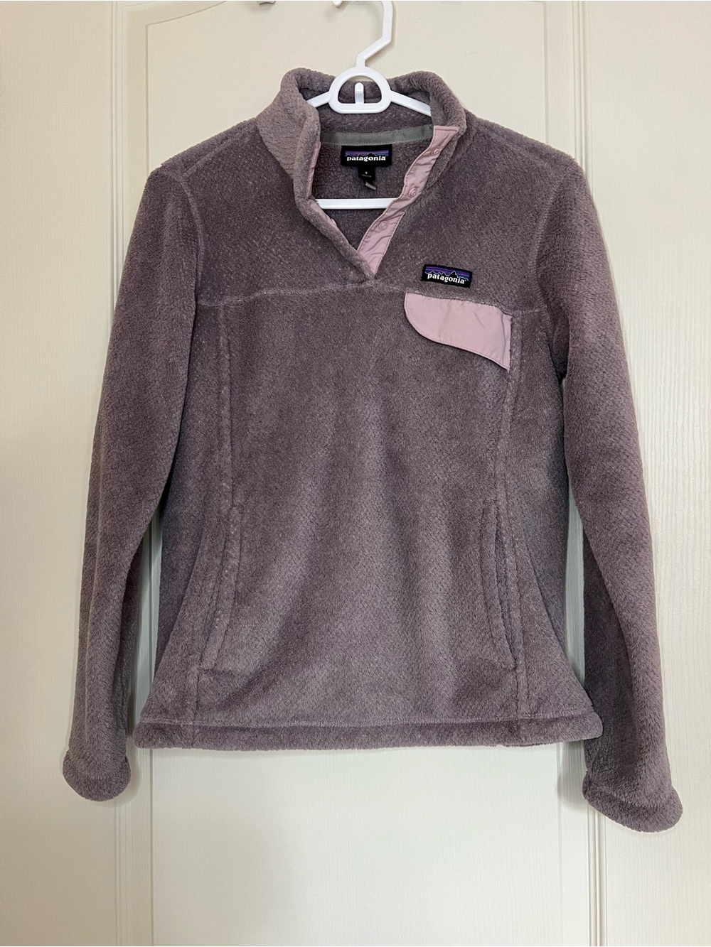 Purple Patagonia Pullover Sweater
